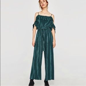 Zara long ruffled jumpsuit✨